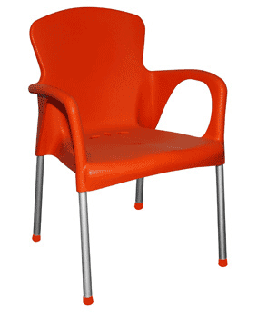 Silla roja PVC